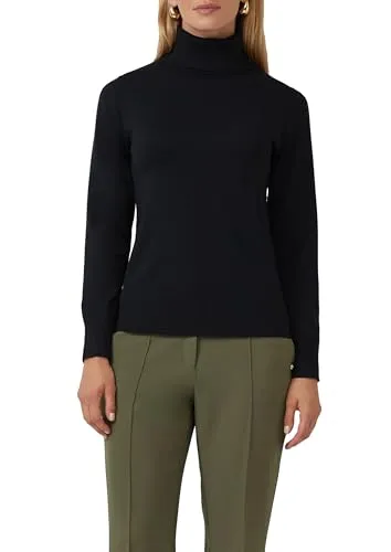 s.Oliver Slim-Fit-Pullover mit Ajour-Details - Eleganter Slim Fit Pullover aus Feinstrick mit modischen Ajour-Details. Die Rippbündchen und der Rollkragen sorgen für einen komfortablen Sitz und stilvollen Look.