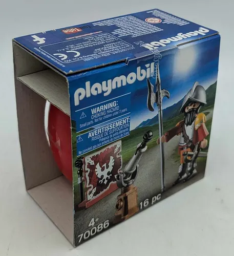 PLAYMOBIL 70086 Ritter mit Kanone und Spieß Osterei Ostern für Ritterburg Ei NEU