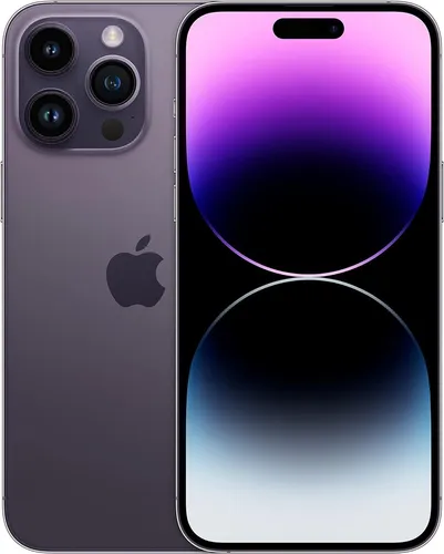 Apple iPhone 14 Pro Max Dunkellila 256 GB - Handys ohne Vertrag mit 48 MP Hauptkamera für atemberaubende Fotos. Erlebe die Dynamic Island und Always On Display für innovative Nutzung. Die Unfallerkennung sorgt für zusätzliche Sicherheit.
