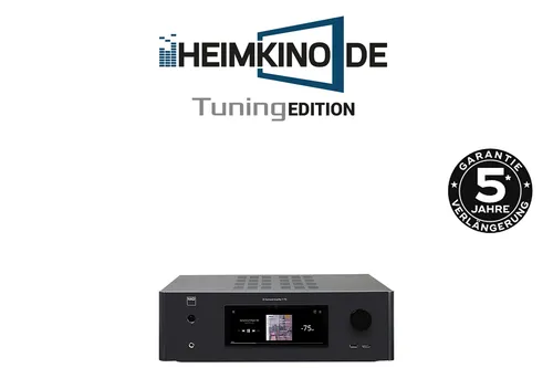 NAD T778 A/V-Receiver - 4K Ultra HD, Dolby Atmos & BluOS - HiFi-Receiver mit 9 Hybrid-Digital-Endstufen, Dolby Atmos für beeindruckenden Surround-Sound und BluOS für hochauflösendes Multiroom-Streaming.
