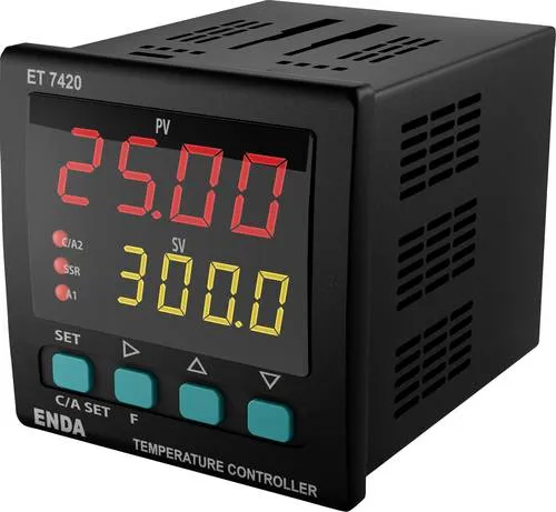 Enda PID Temperaturregler Pt100, J, K, L, T, S, R, B -199.9 bis 1700°C (L x B x H) 97 x 72 x 72mm
