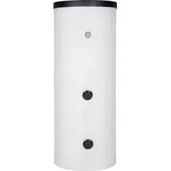 Liter Solarspeicher Warmwasserspeicher TWS-2W-500 - Pufferspeicher mit 500 Litern, ideal als Brauchwasser- oder Solarspeicher, ausgestattet mit 75 mm hochwertiger Isolierung für optimale Energieeffizienz (Klasse A) und zusätzlichen Korrosionsschutz.