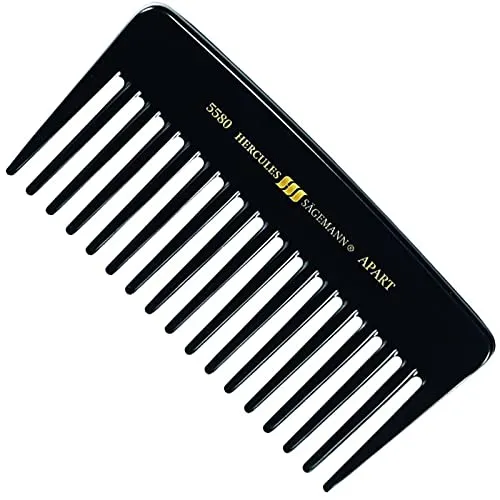 HERCULES SÄGEMANN - 5580 Styling Kamm | 5 ¾ Zoll Haarkamm für Styling von Locken und glattem Haar | Für Friseur und Privat-Anwendung