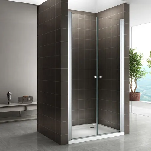 i-flair Duschtüren 72-76 cm - Duschabtrennung aus 6 mm ESG-Sicherheitsglas mit Nanobeschichtung, ideal für moderne Bäder und einfach zu montieren.