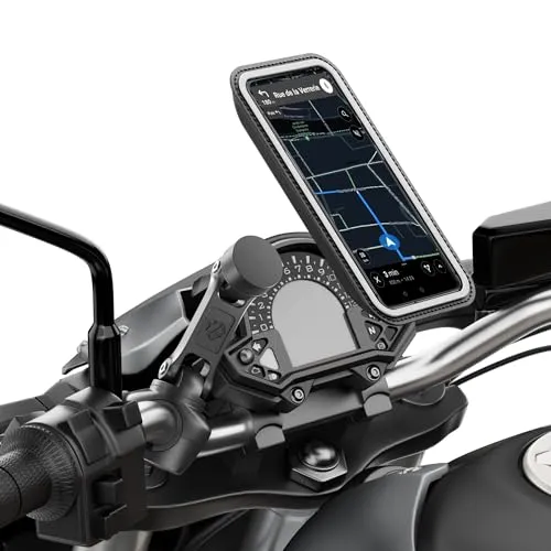 Shapeheart Magnetische Motorrad-Telefonhalterung Pro - Kfz-Handyladestationen mit vibrationshemmendem Magnetsystem, ideal für Motorräder und Roller, wetterfest und kompatibel mit allen Smartphones.