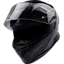 Spec-X SX-85.01 Integralhelm - Schwarz - L mit Sonnenblende - Robuster Integralhelm mit kratzfestem Visier, herausnehmbarer Innenausstattung und Micrometric-Verschluss. Ideal für Motorradfahrer, die Komfort und Sicherheit suchen.