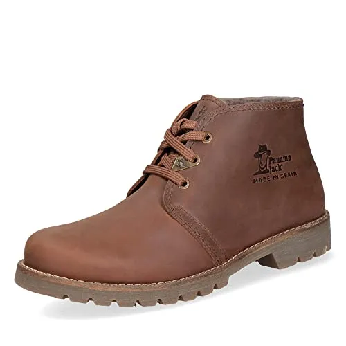 Panama Jack Bota Panama Igloo Herren Biker Boots - Wanderschuhe mit warmem Echtfellfutter, wasserabweisend und ideal für kalte Tage, hergestellt in Spanien.