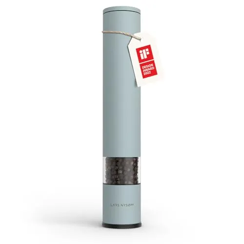 LARS NYSØM Salz- und Pfeffermühle Lagom Manuell - Küchenhelfer mit einstellbarem Keramik-Mahlwerk für präzises Mahlen und ein elegantes, minimalistisches Design – perfekt für jede Küche.