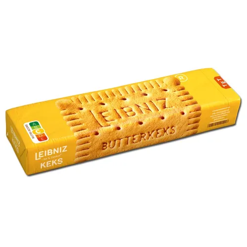 Bahlsen Leibniz Butterkeks -30% Zucker, 150g - Kekse & Kleingebäck, zuckerreduziert für bewussten Genuss ohne Verzicht.