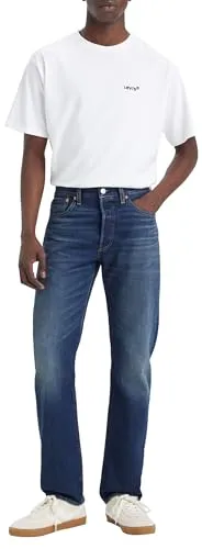 Levi's 501 Original Fit Jeans für Herren, On The Borderline, 31W/32L - Hochwertige Jeans aus robuster Baumwolle, klassischer Straight-Fit mit geradem Bein und normaler Leibhöhe, ideal für vielseitige Kombinationen.