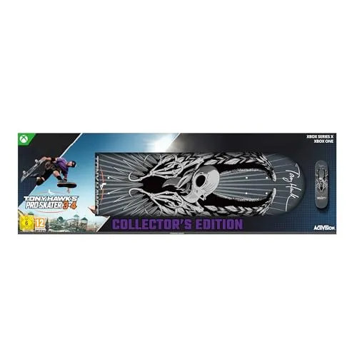 Tony Hawk's Pro Skater 3+4 Collector’s Edition - [Xbox Series X] - Xbox Spiel ab 6, erlebe plattformübergreifenden Online-Multiplayer für bis zu 8 Skater und erstelle deine eigenen Parks und Skater mit dem erweiterten Create-A-Modus!