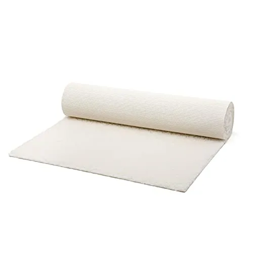 Schurwoll-Yogamatte VISHNU 90 x 200 cm - Sportmatte aus 100% Schurwolle, rutschfest und ideal für Yoga und Meditation, sorgt für optimalen Komfort und Wärme während des Trainings.