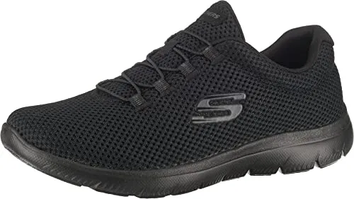 Skechers Damen Summits Sneaker Schwarz 39 EU - Damen-Sneaker aus hochwertigem Fabric, ideal für den Alltag mit optimalem Tragekomfort und sportlichem Design.
