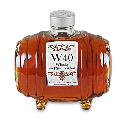 W40 Whisky im Fass (0,5 l / 40% vol.)