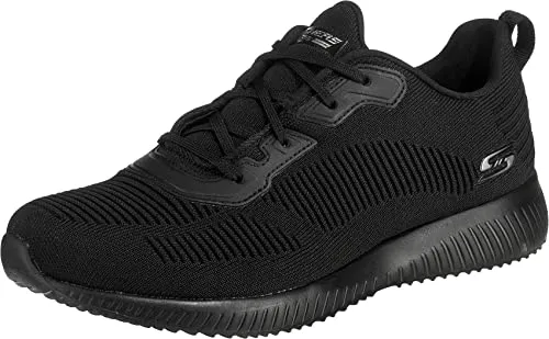 Skechers Damen BOBS Squad Tough Talk Sneaker, Schwarz, 42 EU - Damen-Sneaker aus leichtem Material, ideal für den Alltag und bequem für stundenlangen Tragekomfort.