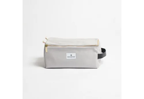 Souleway Kulturbeutel Washbag – Stilvoll und Funktional für Reisen - Der große Kulturbeutel aus wasserabweisendem Canvas bietet 6 Innenfächer und eine praktische Trageschlaufe. Ideal für Damen und Herren, vereint er minimalistisches Design mit hohem Nutzen für jede Reise.