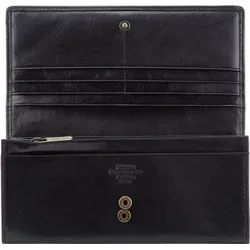 Wittchen Brieftasche Kollektion Arizona - Elegante Geldbörse aus Kalbsleder - Portemonnaies aus hochwertigem Kalbsleder, handgenäht mit goldfarbenem WITTCHEN-Wappen, ideal für stilbewusste Frauen, die praktisches Design schätzen.