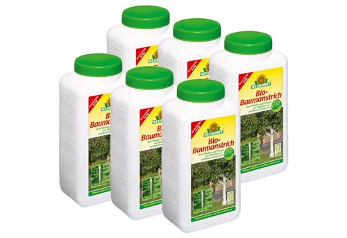 Neudorff Baumanstrich Bio-Baumanstrich 6x 2 Liter - Umweltfreundlicher Baumanstrich mit geprüftem Inhalt von 12000 ml, ideal für den professionellen Einsatz und zur Unterstützung der Pflege von Oberflächen.
