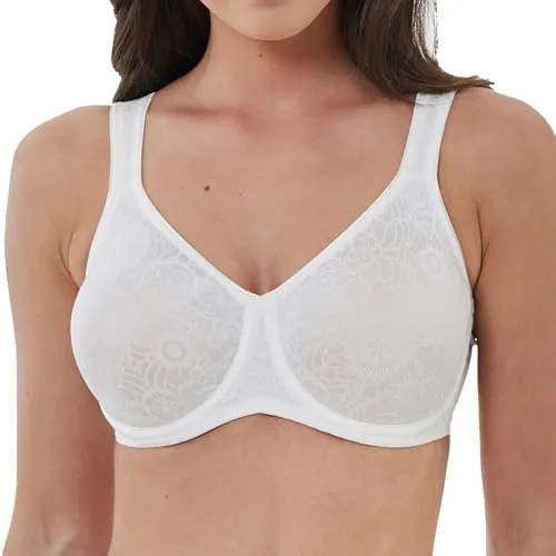 Triumph Damen Lovely Minimizer W X Minimizer Bra, Vanille, 75F - Funktionsunterwäsche mit minimierender Wirkung für eine optimierte Silhouette und hohen Tragekomfort.
