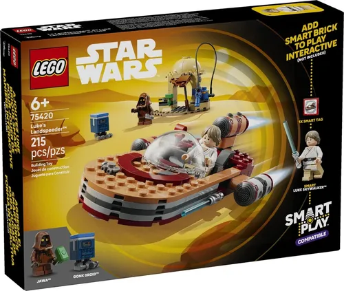 LEGO® STAR WARS™ Lukes Landspeeder (75420) - Spannendes LEGO Set mit 215 Teilen für kreative Rollenspiele. Kinder können Lukes Landspeeder nachbauen, tanken und reparieren – ideal für Star Wars Fans ab 6 Jahren.