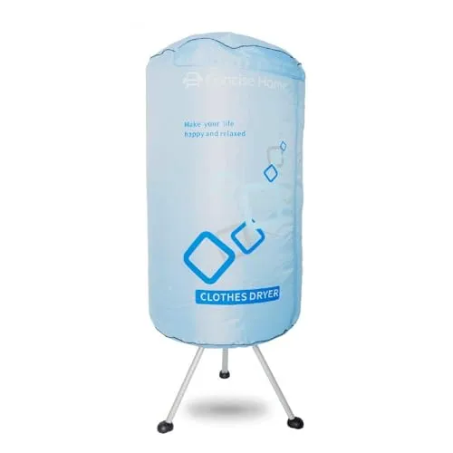 Concise Home Tragbarer elektrischer Wäschetrockner 1000W große Kapazität 10kg doppelte Aluminiumlegierung energiesparende nasse Innenkleidung warme Luft trocknende Garderobe