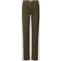 Angels Slim Fit Jeans 'CICI' in Oliv, Größe 42/28 - Damenjeans im 5-Pocket-Design, schmaler Schnitt mit Baumwoll-Stretch-Mix für optimale Bewegungsfreiheit, perfekt für vielseitige Alltagslooks.