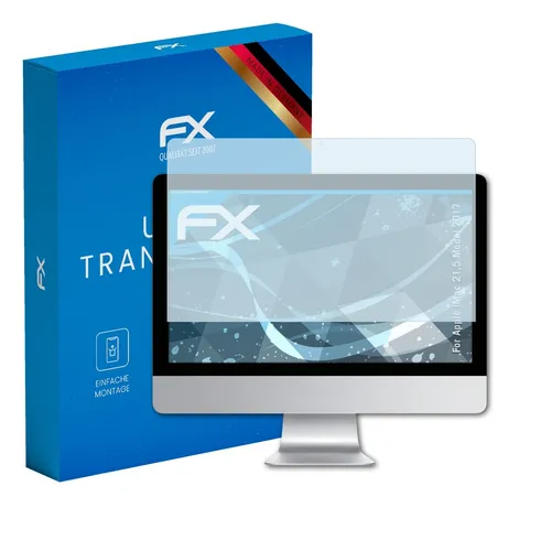 atFoliX Displayschutzfolie für Apple iMac 21,5 Model 2017 Schutzfolie klar Folie
