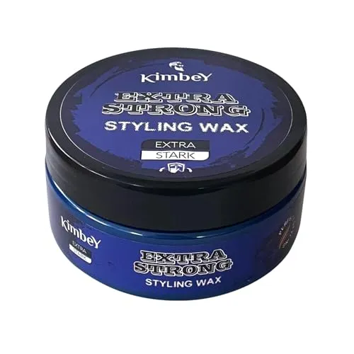 Kimbey Hairwax Extra Strong 150 ml | Starker Halt & natürliche Flexibilität | Für müheloses Styling und gesunden Glanz | Leichte, nicht fettende Formel | Ideal für kurzes bis mittellanges Haar
