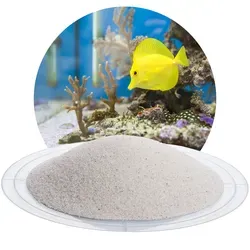 Aquariumsand weiß 0,4-0,8 mm - 25 kg Sack - Aquarien Zubehör, hochwertiger Natursand für optimale Lebensbedingungen von Fischen und Pflanzen, ideal für Aquascaping und Wabi Kusa Schalen.