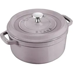 la Cocotte 2,2 l Gusseisentopf mit Deckel - Universal-Kochtöpfe für vielseitige Verwendung: Ideal zum Schmoren, Kochen, Braten und Backen. Der spezielle Deckel sorgt für optimale Feuchtigkeit und die Antihaftbeschichtung verhindert Anhaften.
