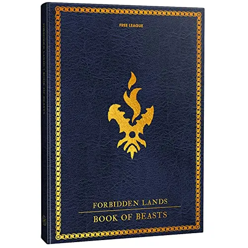 Forbidden Lands - Book of Beasts (Rules Supplement, Hardback)