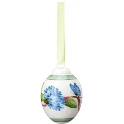 Hutschenreuther Frühlingswiese Porzellan-Mini-Ei Kornblume 5 cm - Elegantes Porzellan-Mini-Ei aus der Frühlingswiese-Serie von Hutschenreuther, ideal für eine stilvolle Dekoration zu Ostern oder als besonderes Geschenk.