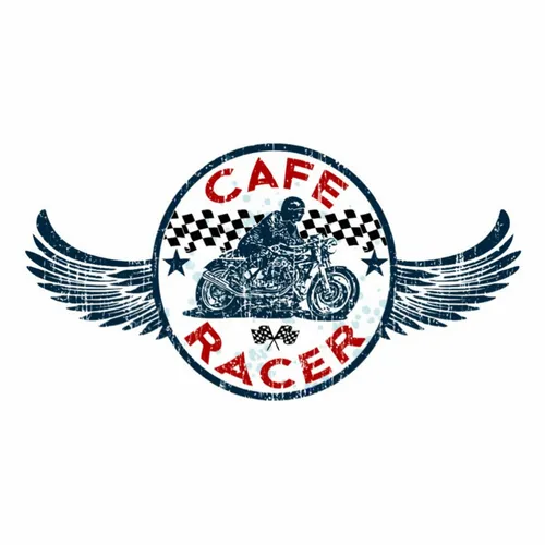 Retro Aufkleber Racer Old School Motorcycles Sticker Race Retro Vintage #4