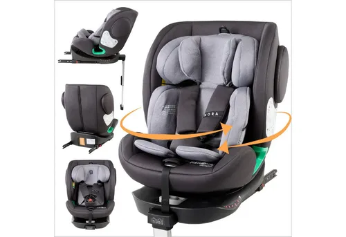 FableKids Autokindersitz Autositz Kinderautositz 360° drehbar Isofix 40-150 cm, ab: Geburt, bis: ca. 12 Jahre, ab: 18 kg, bis: 36 kg