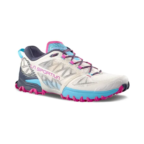 La Sportiva Women's Bushido III - Trailrunningschuhe 42 EU - Stabile Damen Trailrunningschuhe für mittlere Distanzen, ohne Membran und ideal für Trailrunning. Entdecken Sie weitere Top-Angebote von La Sportiva bei Bergfreunde.de!