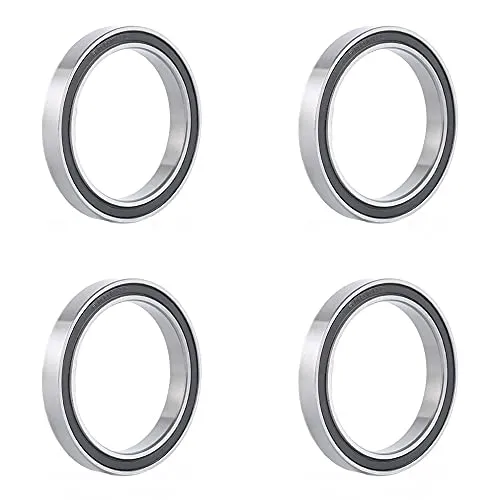 Stück 6808 2RS Kugellager 40 mm x 52 mm x 7 mm doppelt geschützte Rillenkugellager für DIY, Drehbänke, Motoren, 3D-Drucker, Fräsmaschinen, verschiedene mechanische Geräte, etc. 4