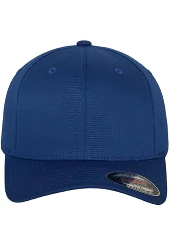 Flexfit Unisex Cap Wooly Combed, Unisex Baseballkappe, XXL, royal