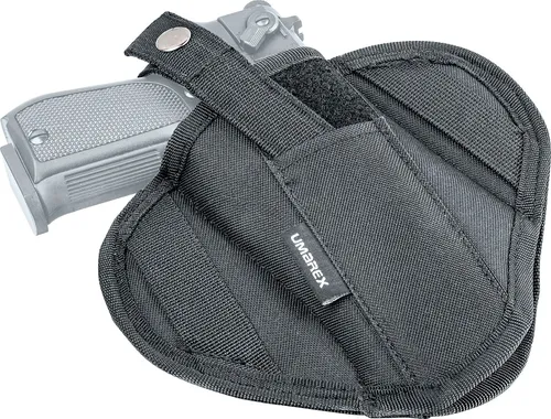 Umarex Sporttasche mit Pancakeholster aus Nylon - Sporttasche mit robustem Pancakeholster aus Nylon, ideal für große Pistolen. Leicht, wetterbeständig und perfekt für Militär- und Polizeieinsätze.