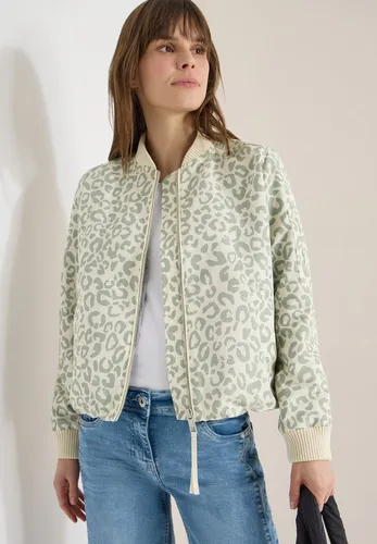 Cecil Damen Leichter Blouson - Sportive Baumwollmix-Jacke mit Rundhals und Langarm. Ideal für vielseitige Outfits und angenehm leicht für den täglichen Gebrauch.