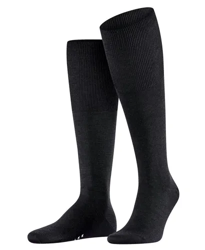 Falke Tagessocke Airport Kniestrümpfe (klimaregulierend, hautsympathisch) schwarz Herren - 1 Paar, Größe: 49-50
