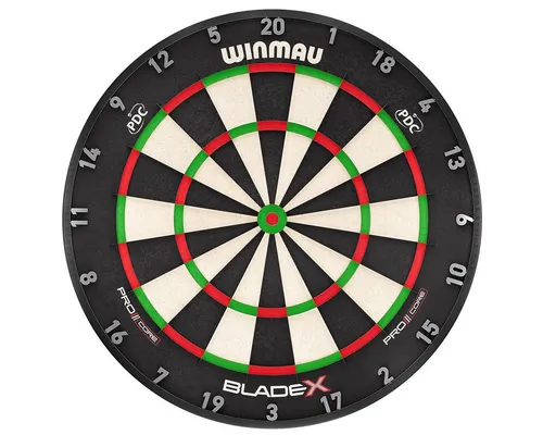 Winmau Blade X Pro Core Dartscheibe PDC - Originalverpackte Sisal Dartscheibe für Steeldart, bietet höchste Spielqualität und Langlebigkeit für passionierte Spieler.