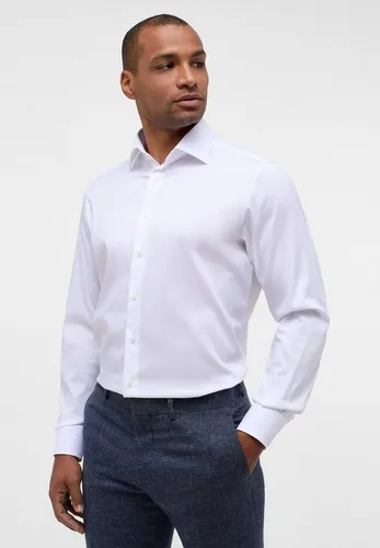 Eterna Langarmhemd Weiß 38/65cm – Elegante Businessmode - Business- & Abendmode für Herren, aus pflegeleichtem Materialmix für hohen Tragekomfort und stilvollen Auftritt.