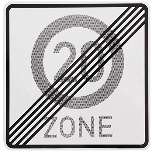 Original Verkehrsschild 274.2-20 Ende 20 Zone 30 Geburtstag Schild Anfang Straßenschild Schilder Verkehrsschilder Straßenschilder Straßenzeichen RA1