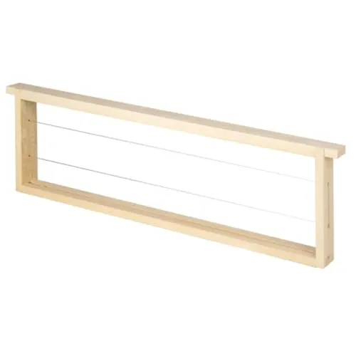 136x DADANT Rähmchen US Honig FLACH mit GERADEN Seiten 482 x 141 mm modifiziert