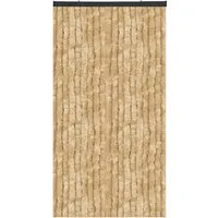 Arsvita Flauschvorhang 56 cm x 185 cm - Beige - Vielseitiger Flauschvorhang für Innen- und Außenbereiche. Schützt vor Insekten und neugierigen Blicken. Pflegeleicht und einfach zu montieren, ideal für verschiedene Türtypen.