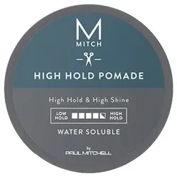 Paul Mitchell Mitch High Hold Pomade 85 g - Haarstyling-Produkte mit hoher Haltekraft und intensivem Glanz, ideal für frizz-freie Definition von lockigem und krausem Haar, leicht auszuwaschen.