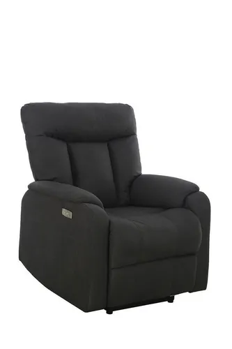 Femo Trade Relaxsessel FM-3215, Anthrazit - Funktionssessel mit USB-Anschluss und motorischer Relaxfunktion für höchsten Komfort und Entspannung im Wohnzimmer.
