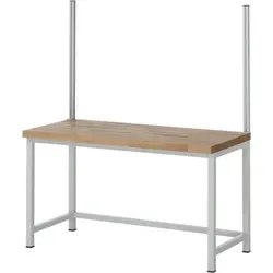 Rau Systemstützen 700mm - Paar für Garderobenbank - Stabile Systemstützen für Garderobenbänke, ideal für individuelle Systembreiten von 750 bis 2000 mm. Perfekt für maßgeschneiderte Lösungen.
