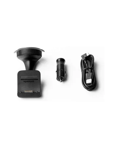 TomTom Click & Go Halterung für GO 500, 510, 5000, 5100, 600, 610, 6000, 6100 und Trucker - Praktische Halterung für verschiedene TomTom Modelle, in Schwarz, ideal für sichere Befestigung während der Fahrt.