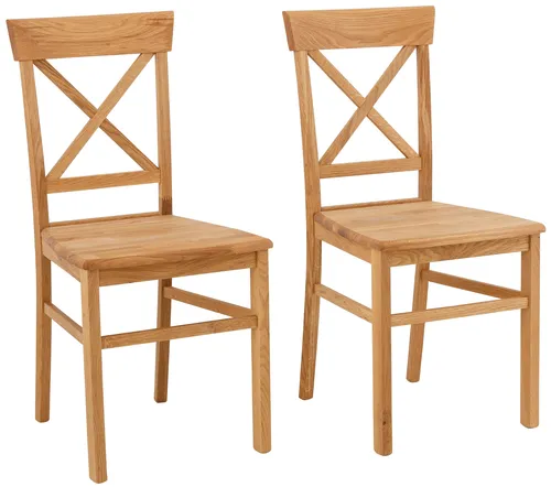 Esszimmerstuhl OTTO HOME "Tatra", braun (eiche geölt, eiche natur), B:42cm H:93cm T:50cm